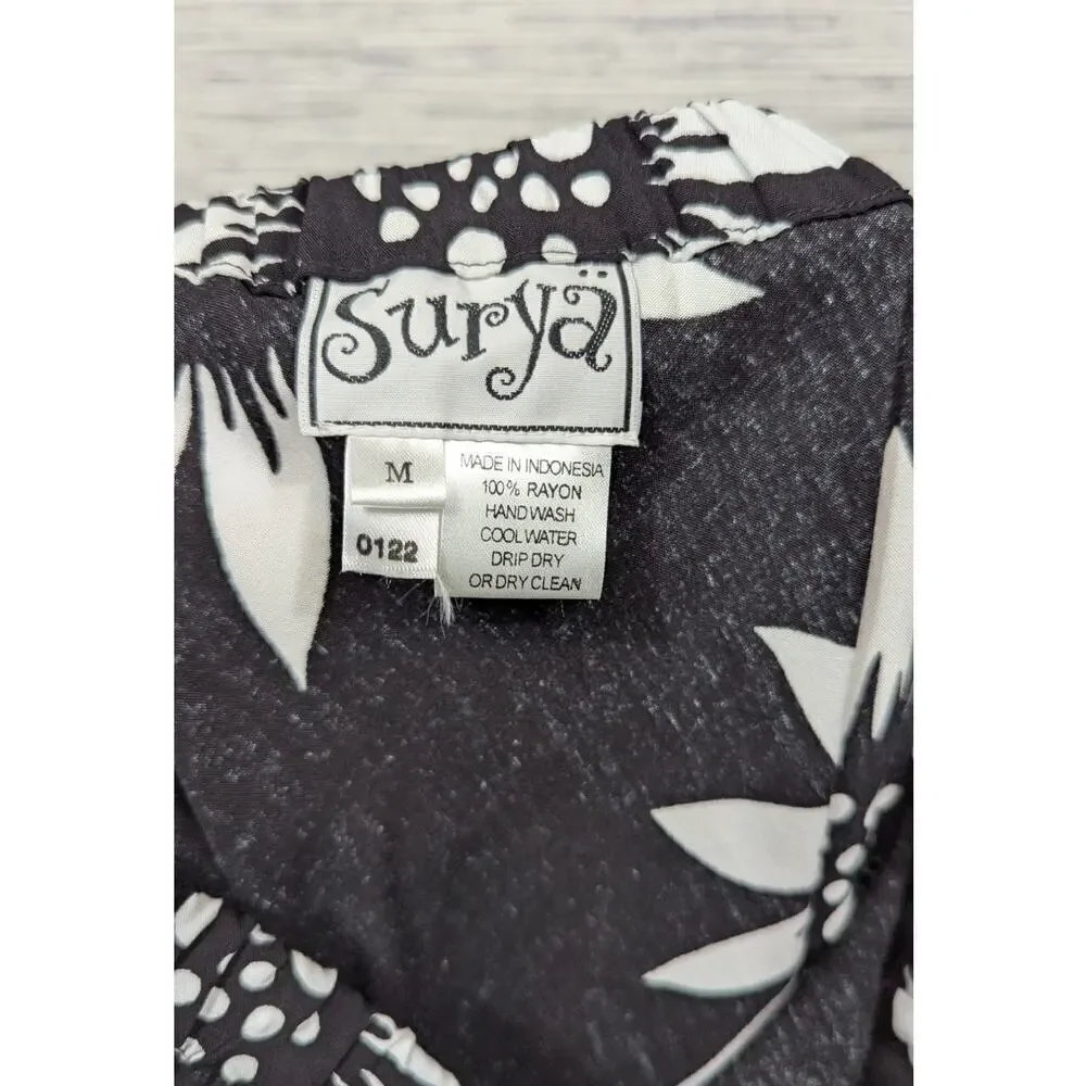 Surya Vintage Maxi Skirt With Floral / Size-Medium